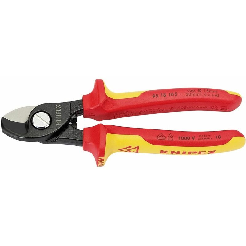 Vde Fully Insulated Cable Shears (165mm) (32014)