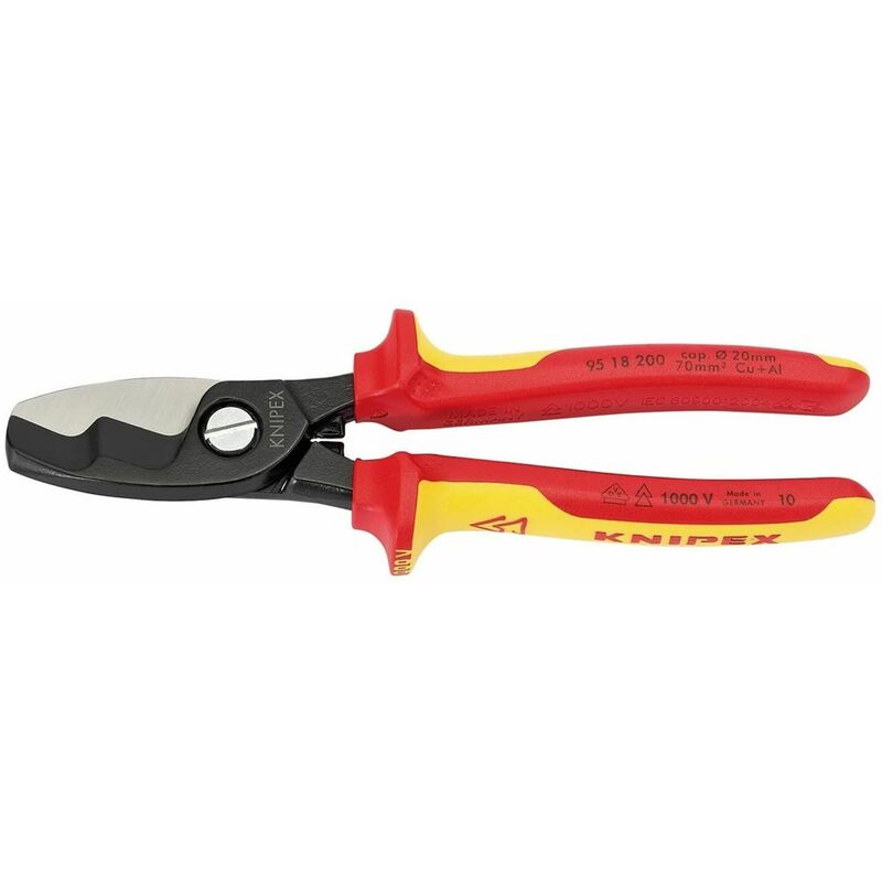 Vde Fully Insulated Cable Shears (200mm) (32023)