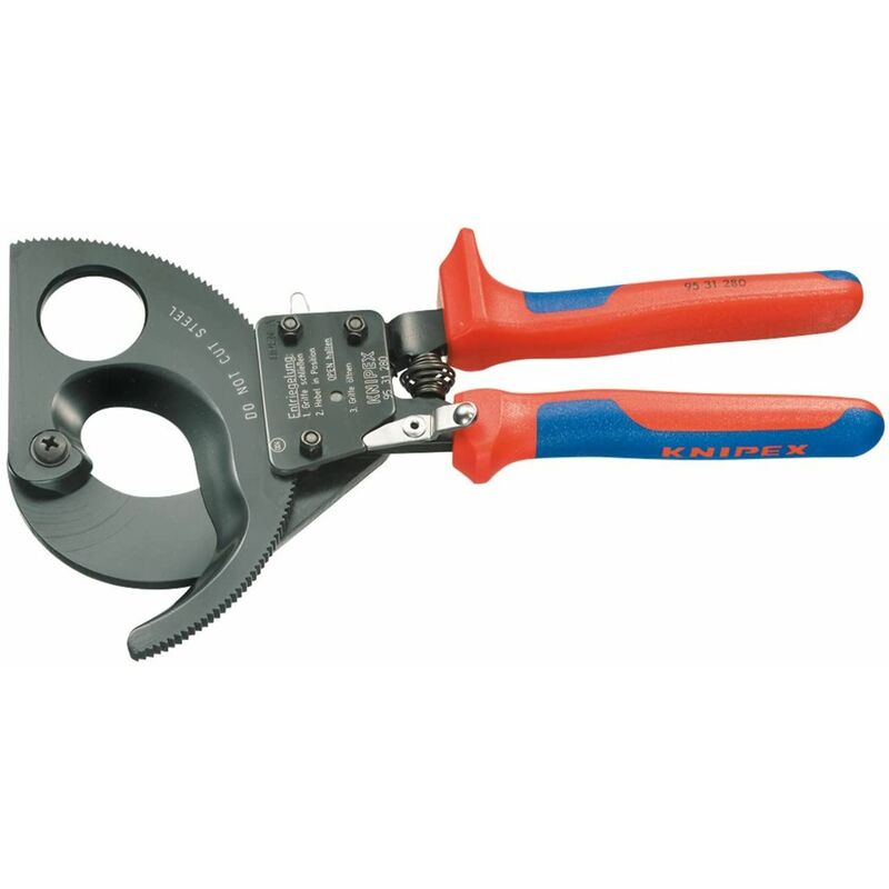 Knipex 280mm Ratchet Action Cable Cutter (18557)
