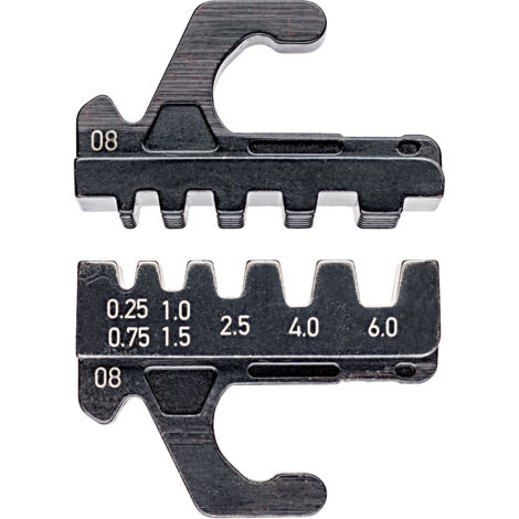 KNIPEX 97 39 08 Matrice de sertissage pour embouts de câble isolés et non isolés 0,25 - 6 mm²