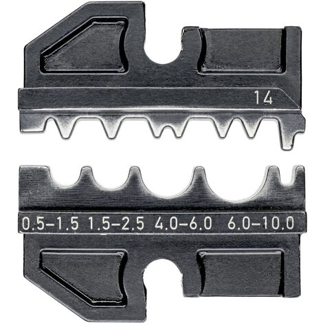 Knipex  97 49 14 Crimpeinsatz Unisolierte Quetschverbinder, Unisolierte Stoßverbinder, Unisolierte P