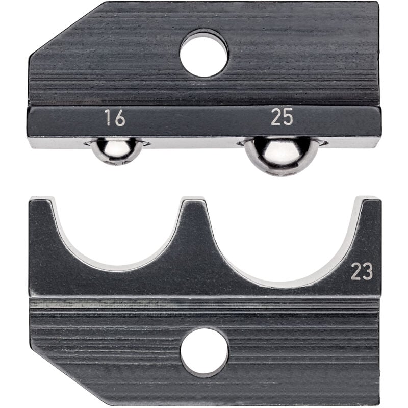 Knipex - 97 49 23 Matrice à sertir pour cosses non-isolées, pour connecteurs mâles non-isolés 16 à 25 mm² adapté pour mar
