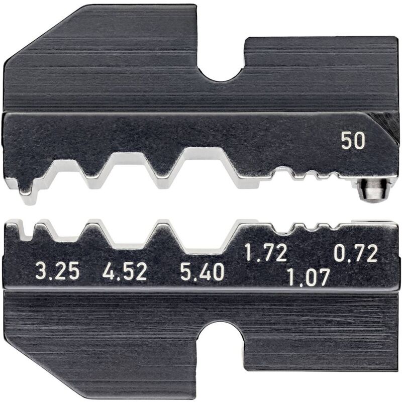 Image of 97 49 50 Matrice di crimpaggio Connettore a spina coassiale RG174, RG58, RG188, RG316 Adatto per marchio (Pinze) - Knipex