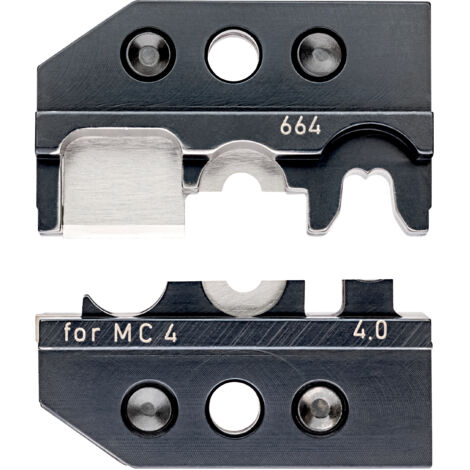 KNIPEX 97 49 66 4 Matrice de sertissage pour connecteurs solaires MC4® (Multi-Contact) & MC4® EVO2