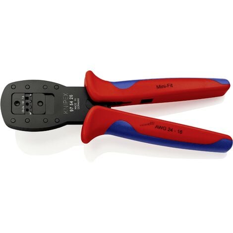 Pince à sertir 0.5 à 6mm² - 9722240 - Knipex - Mon Habitat Electrique