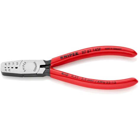 Knipex 97 61 145 F Pinza crimpatrice Boccola 0.25 fino a 2.5 mm²