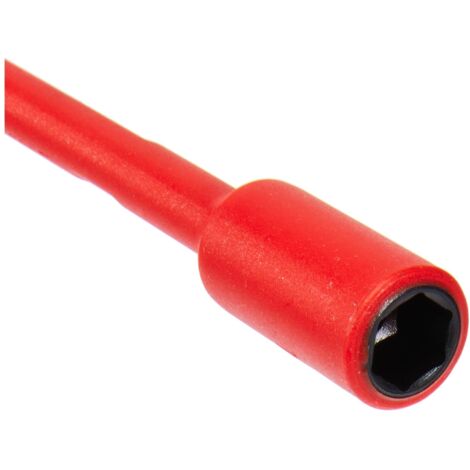 KNIPEX 98 03 10 Chiave a bocca esagonale con impugnatura giraviti isolati con manici rivestiti in materiale bicomponente, collaudati VDE brunita 237 mm