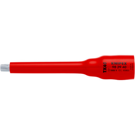 KNIPEX 98 29 40 Vaso (doble hexágono) para TX40 123 mm