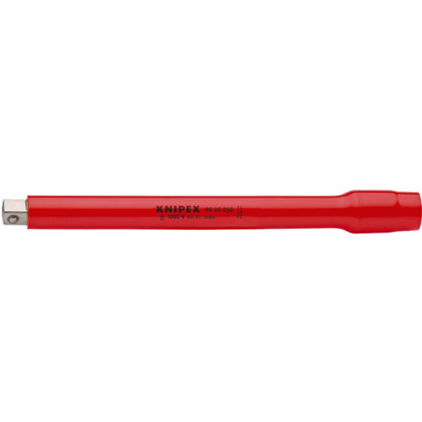 KNIPEX 98 35 250 Rallonge avec carré femelle/mâle 3/8" 250 mm