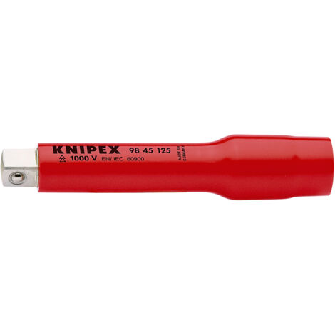 KNIPEX 98 45 125 Prolunga con attacco quadro interno/esterno 1/2" 125 mm