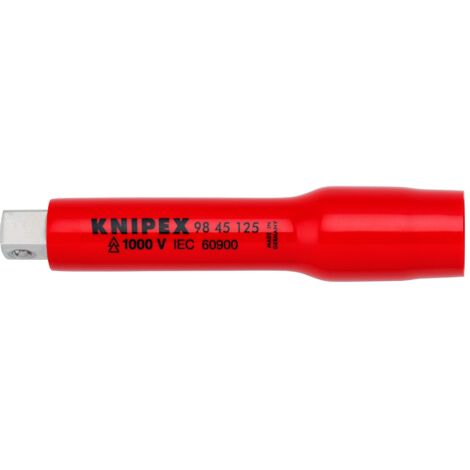 KNIPEX 98 45 125 Rallonge avec carré femelle/mâle 1/2" 125 mm