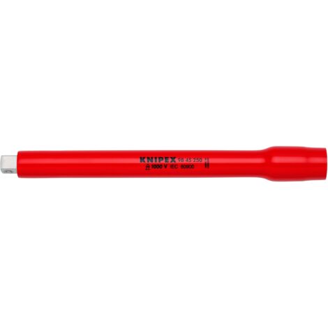 KNIPEX 98 45 250 Alargadera con cuadradillo interno / externo 1/2" 250 mm