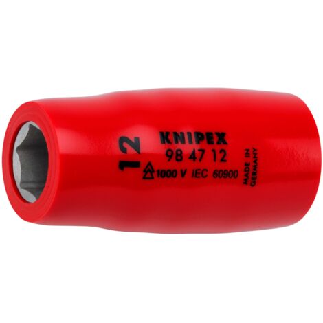 KNIPEX 98 47 12 Douilles à six pans avec carré femelle 1/2" 55 mm