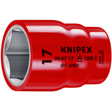 KNIPEX 98 47 18 Douilles à six pans avec carré femelle 1/2" 55 mm