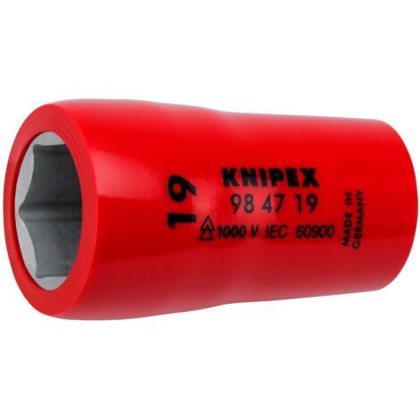 KNIPEX 98 47 19 Douilles à six pans avec carré femelle 1/2" 54 mm