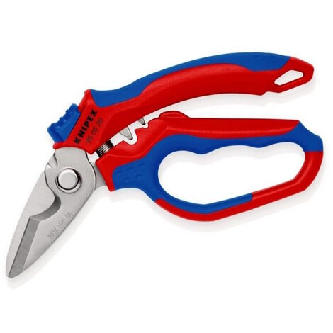 Knipex Angled Electricians Shears Scissors 160mm 95 05 20 SB Multi Component