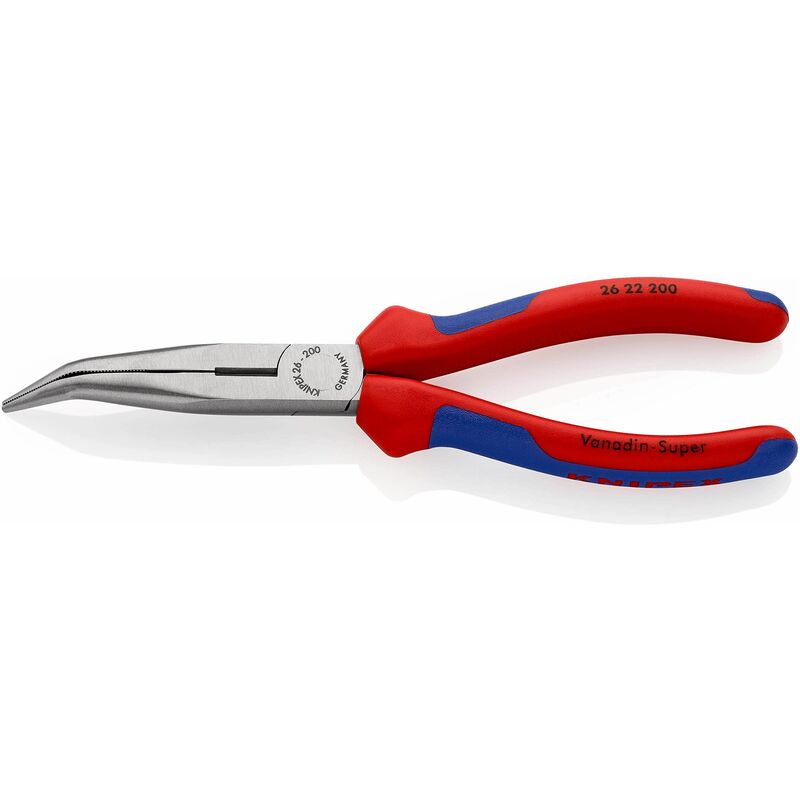 Bent Snipe Nose Side Cutting Pliers Multi-Component Grip 200mm (8in) KPX2622200