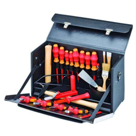 KNIPEX BOITE À OUTILS 24 PIÈCES BOITE EN CUIR 00 21 03 LS