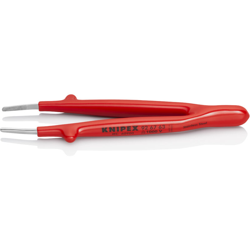 Knipex - 92 67 63 Brucelles universelles isolées isolation par surmoulage 145 mm