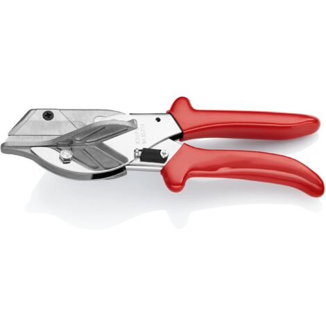 Knipex Cesoia per Cornici e per Profili in Resina Sintetica e Gomma Cromata, Rivestiti in Resina Sintetica 215 Mm 94 35 215