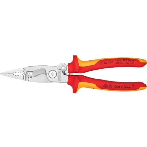 Knipex Chrome Plated Electrical Installation Plier 200mm
