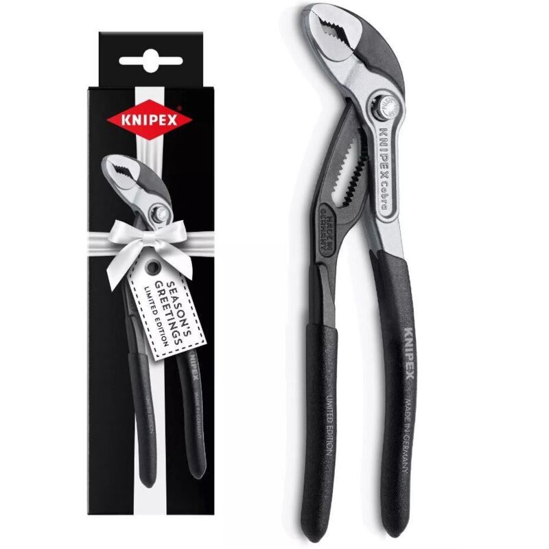 KNIPEX Cobra Water Pump Pliers 180mm Bi-Colour Limited Edition Black 87 99 180 S02