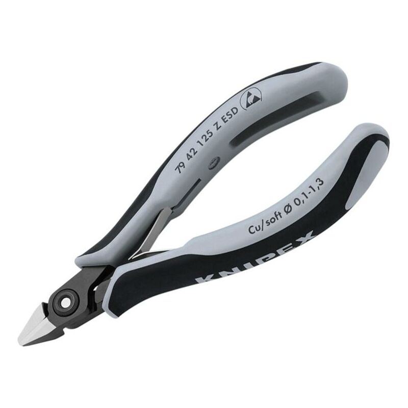 Knipex - 79 42 125 z esd Precision Electronics Side Cutter esd 125mm KPX7942125ES
