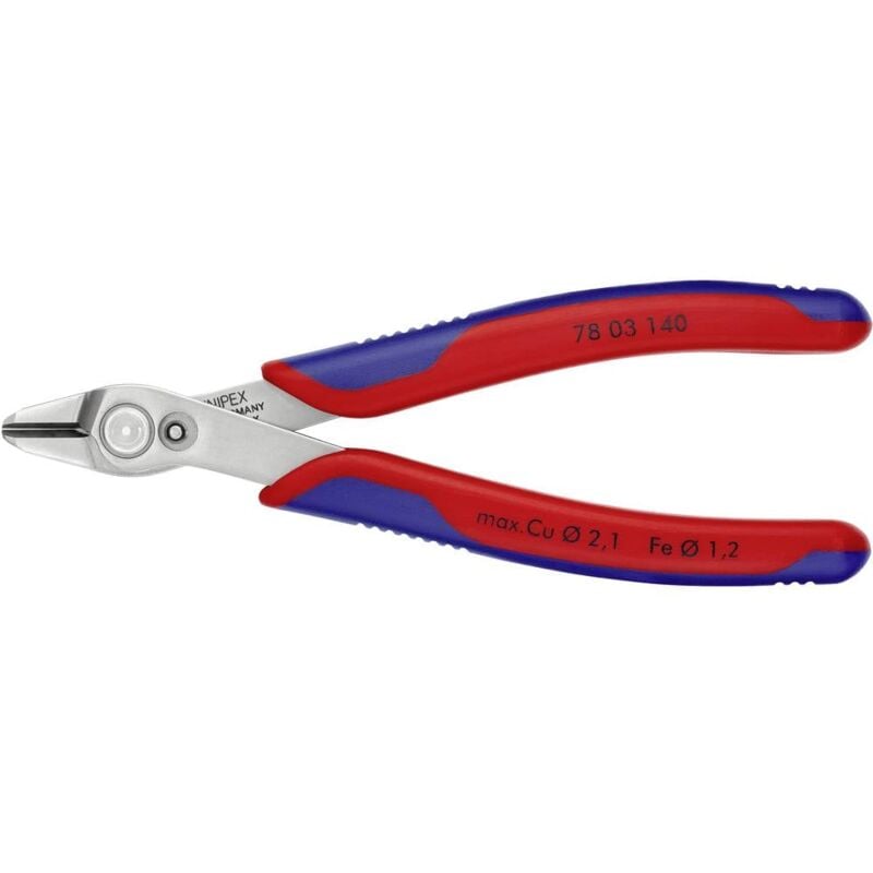 Image of Knipex - Super-Knips 78 03 140 Elettronica e meccanica di precisione Tronchesino di precisione per elettronica 144 mm