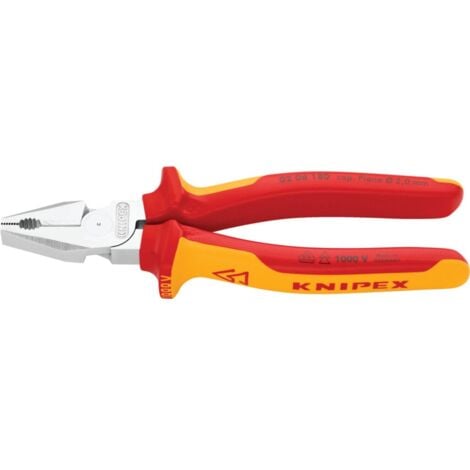 Knipex High Leverage Chrome Plated Combination Plier 180mm