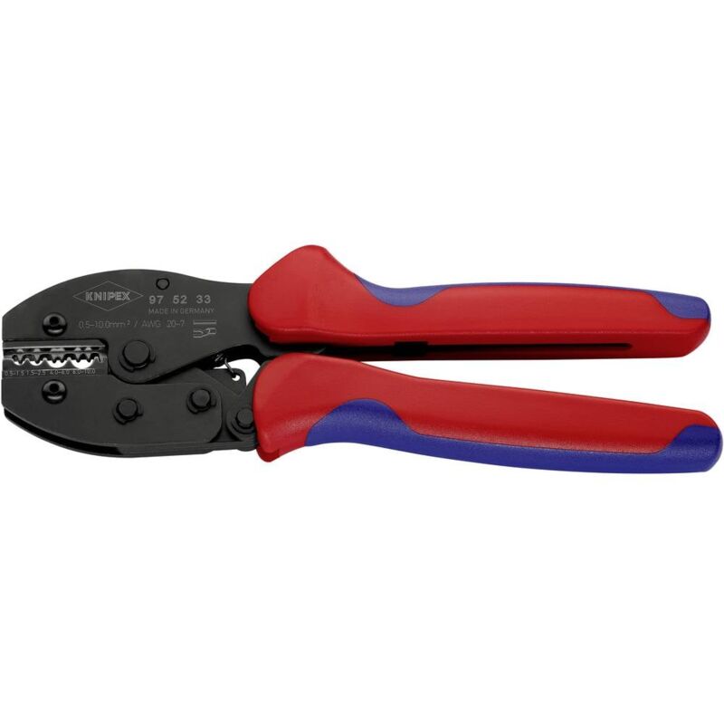 Image of PreciForce 97 52 33 Pinza crimpatrice Capocorda a tubetto non isolato, Connettore a crimpare non isolato, Connet - Knipex