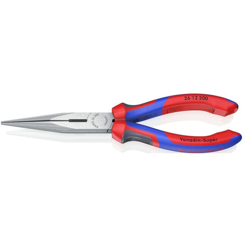 Pinza con becchi mezzotondi Dritti Officina e meccanica 200 mm Knipex 26 12 200