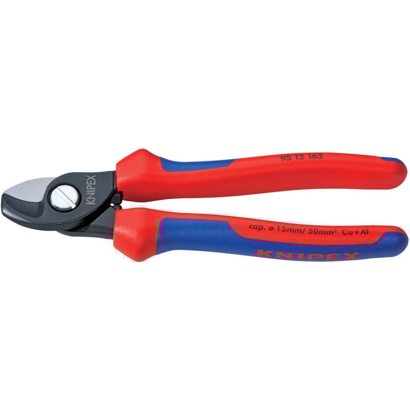 Image of 95 12 165 Kabelschere mit Mehrko.-Hülle brüniert 165 mm - Knipex