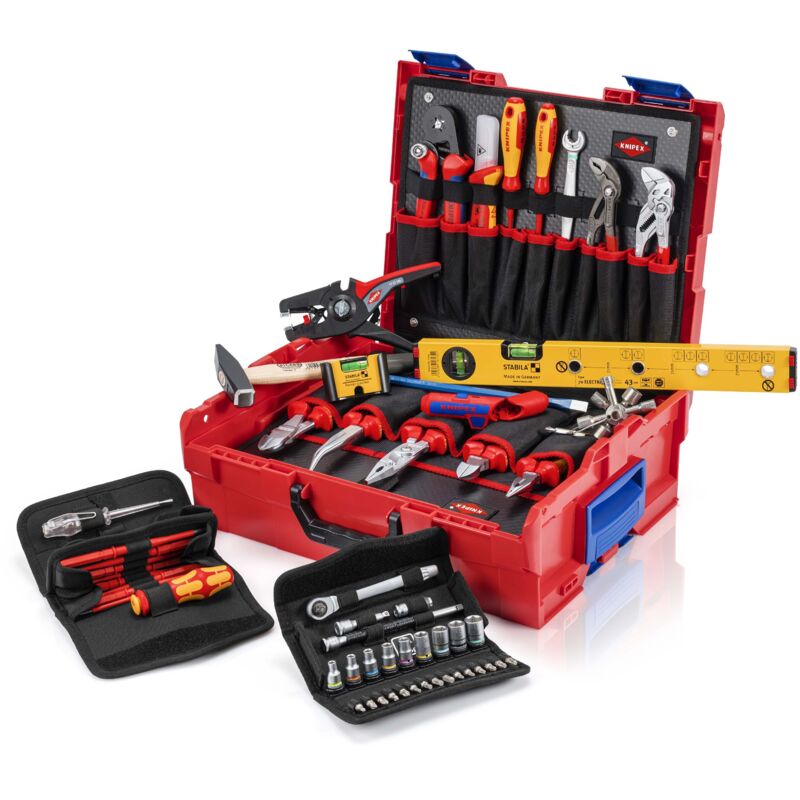 Knipex L-Boxx 00 21 19 LB E VDE Mallette à outils équipée 65 pièces (L x l x H) 311 x 442 x 107 mm X926651