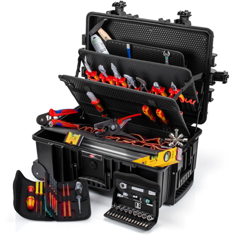 Robust 45 Elektro 00 21 37 pour électricien Mallette à outils équipée 63 pièces X416431 - Knipex