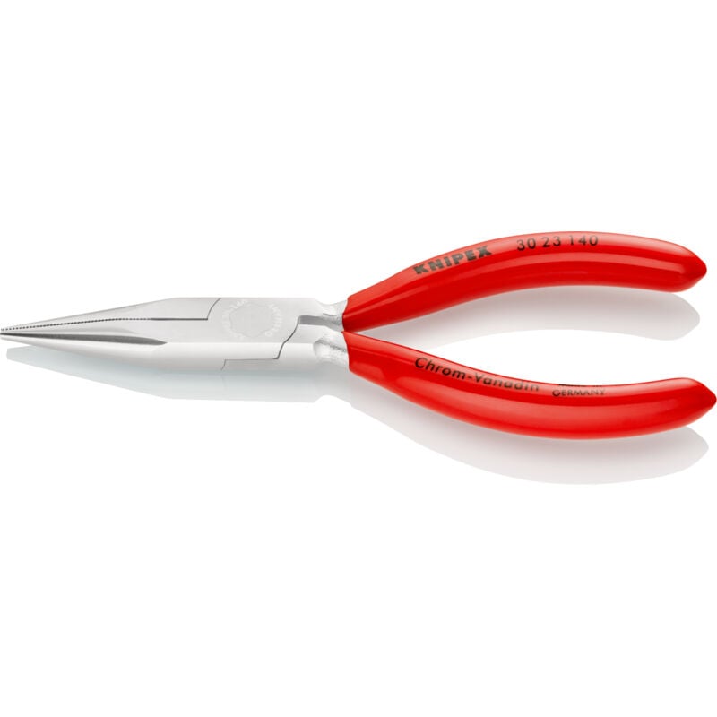 Knipex - 30 23 140 Pince à becs longs gainées en plastique chromée 140 mm