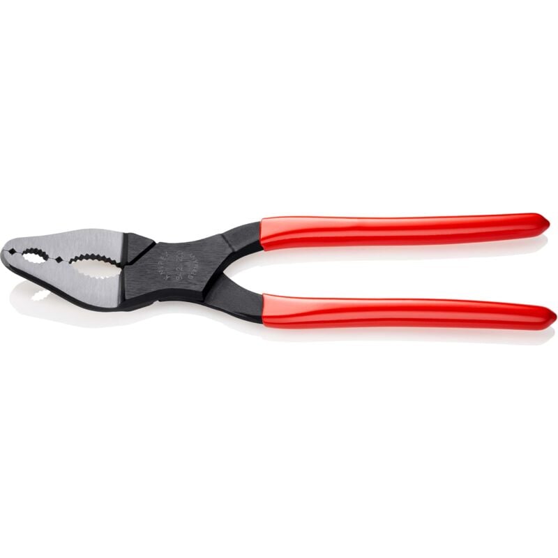 84 21 200 Pince à cônes pour véhicules gainées en plastique noire atramentisée 200 mm