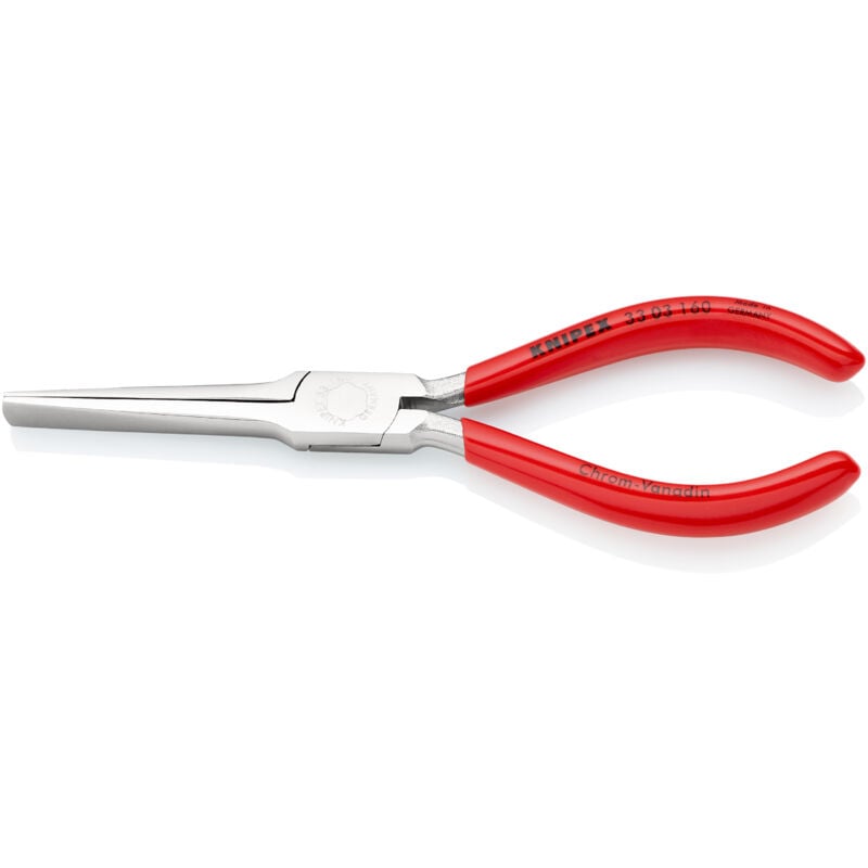 Knipex - 33 03 160 Pince de tisserand gainées en plastique chromée 160 mm