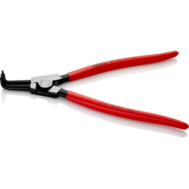 Knipex - 46 21 A41 Pince pour circlips pour circlips extérieurs d'arbre gainées en plastique noire atramentisée 300 mm