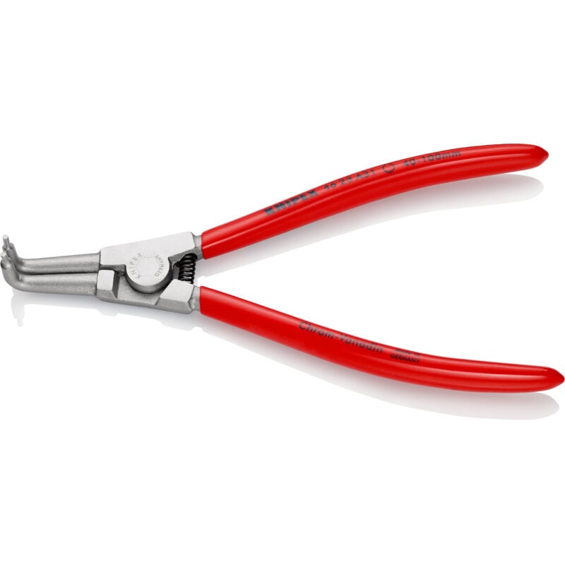 Knipex - 46 23 A31 Pince pour circlips pour circlips extérieurs d'arbre gainées en plastique chromée 200 mm