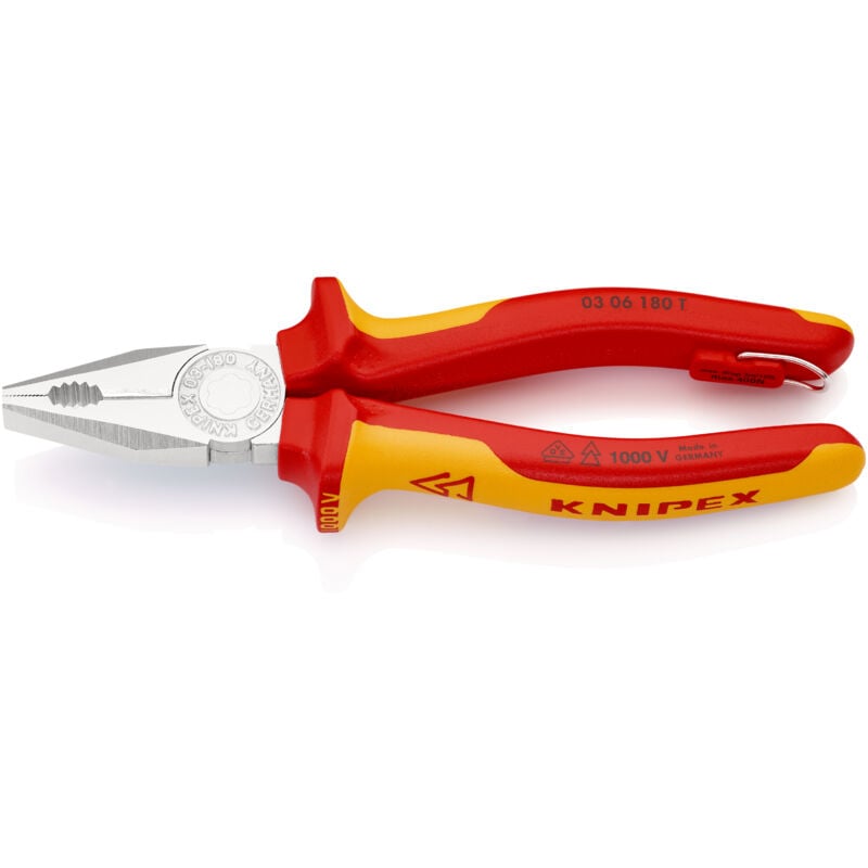 Knipex - 03 06 180 t vde Pince universelle 180 mm din en 60900, din iso 5746