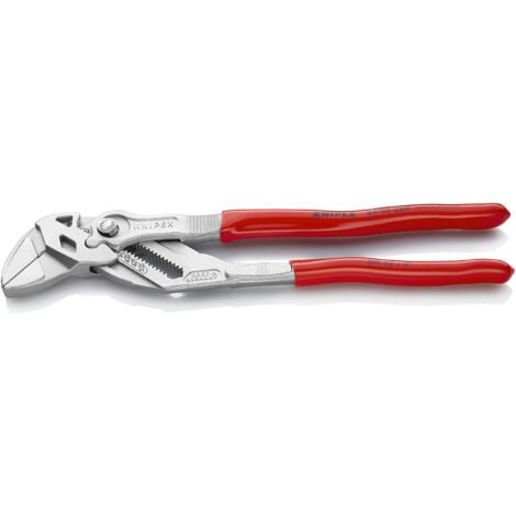 Knipex Pinza Chiave Pinza e Chiave in Un Unico Utensile Cromata, Rivestiti in Resina Sintetica 250 Mm 86 03 250