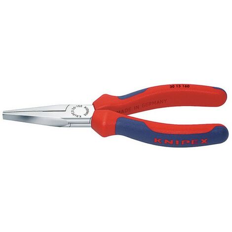 Knipex Pinza per Meccanica - a Becchi Lunghi Cromata, Rivestiti in Materiale Bicomponente 190 Mm 30 15 190