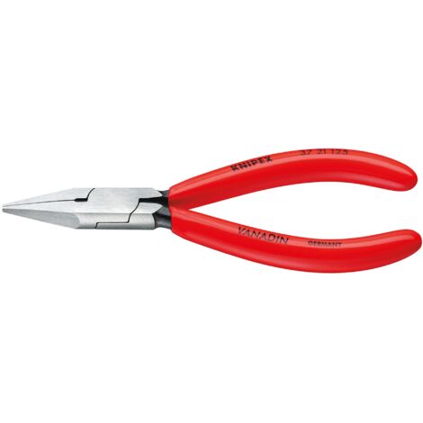 Knipex Pinza Prensile per Meccanica Fine Bonderizzata Nera, Rivestiti in Resina Sintetica 125 Mm 37 21 125