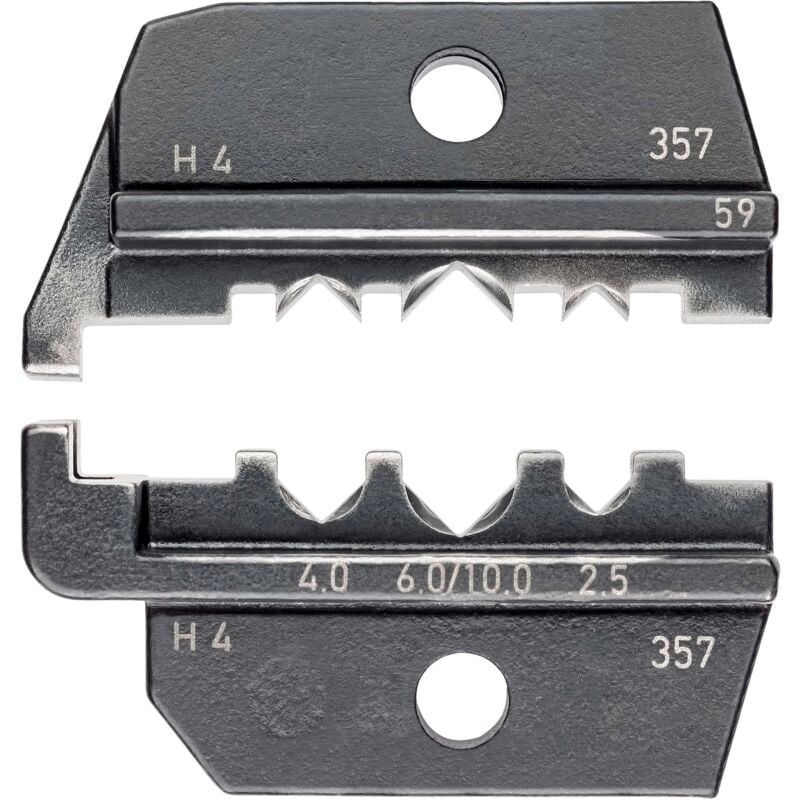 Knipex 97 49 59 Matrice à sertir pour connecterus solaires Convient pour Helios H4 (Amphenol) 2.5 à 6 mm²