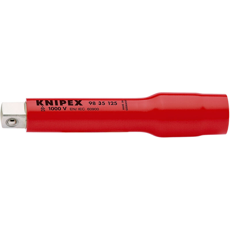 Knipex - 98 35 125 Rallonge avec carré femelle/mâle 3/8' 125 mm