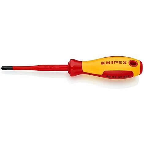 KNIPEX SCHRAUBENDREHER (SLIM) PLUSMINUS POZIDRIV 1000V-ISOLIERT (212 MM) 98 25 02 SLS