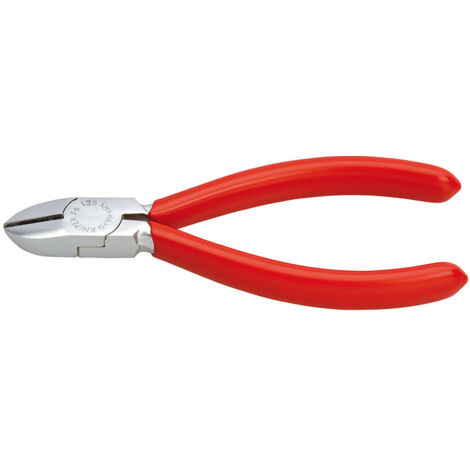 Knipex Seitenschneider verchromt mit Kunststoff überzogen 125mm