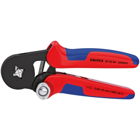 Knipex Self-Adjusting Ferrule Crimping Pliers Model 78433 with Draper Compatibility