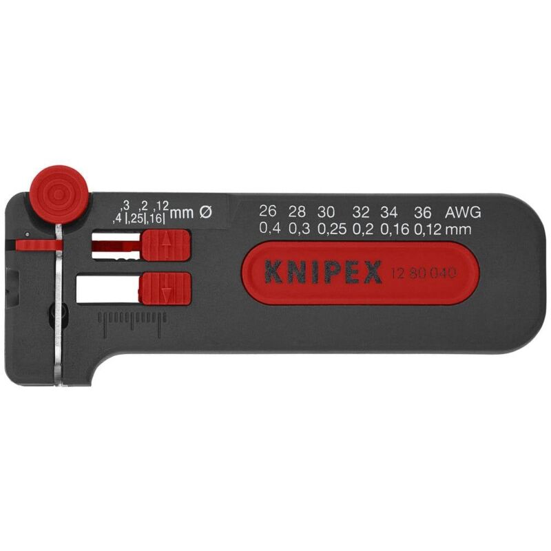 Image of Spelafili Adatto per Cavo cu 0.12 fino a 0.4 mm 26 fino a 36 Knipex Knipex 12 80 040 sb