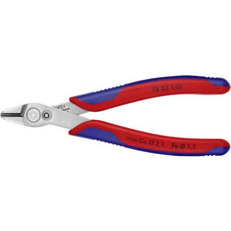 Elektronik-Seitenschneider Super-Knips® L.125mm Spezialwerkzeugstahl brün.KNIPEX